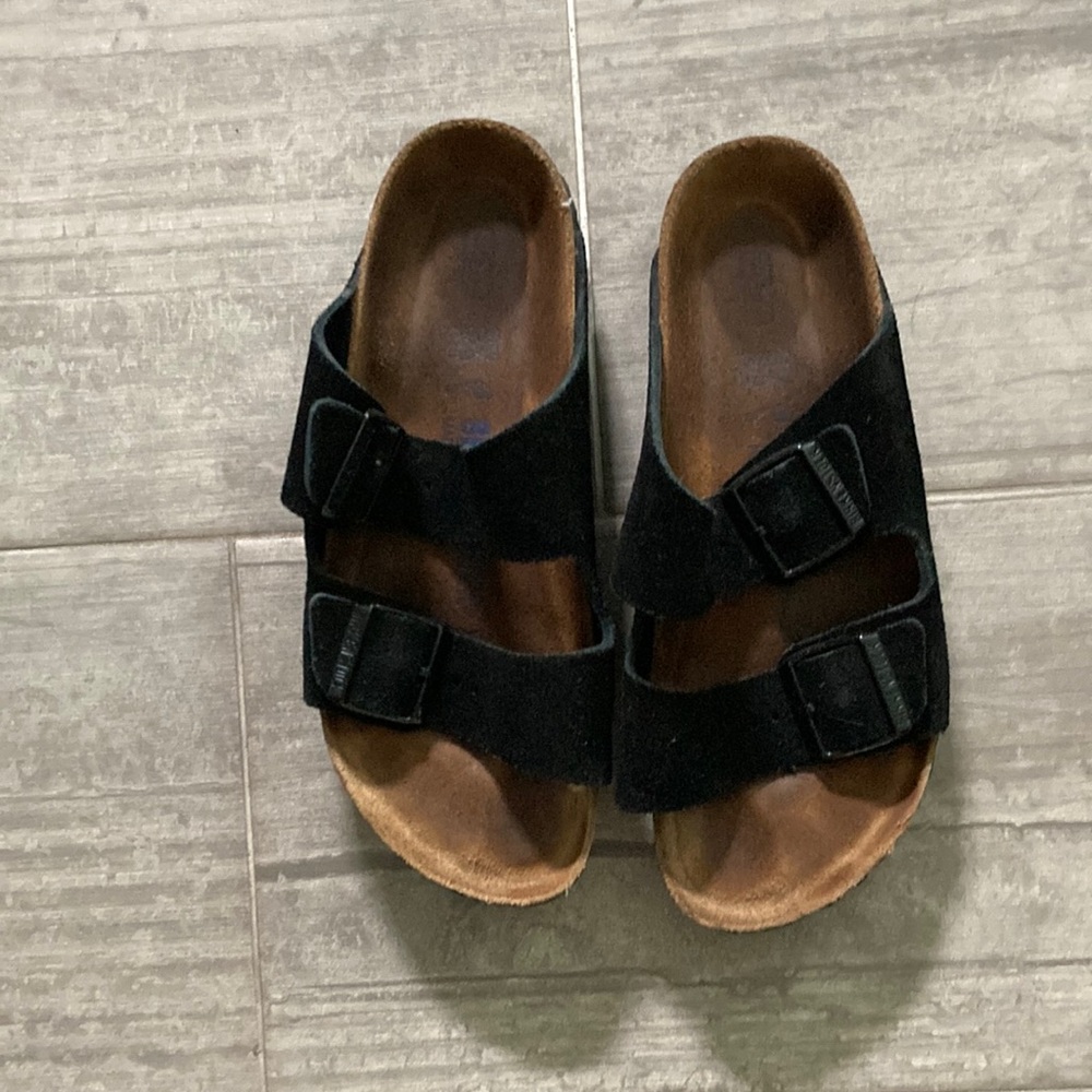 Birkenstock Arizona Sandal suede leather black 37